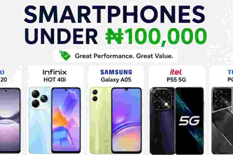 3 Smartphone Under ₦100,000 In Nigeria